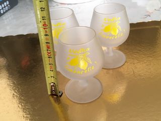 4 Bicchierini vintage Vodka Limoncello - 4pz