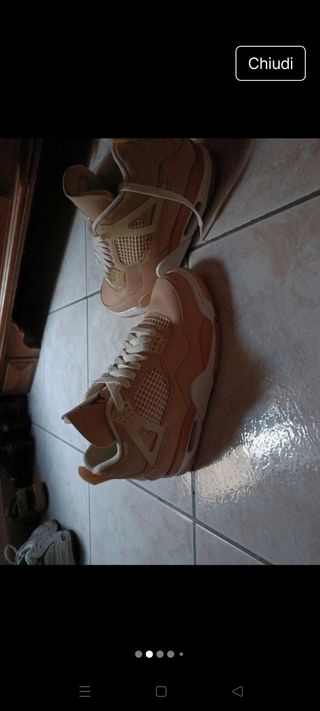 Jordan 4 Shimmer Beige - Usate