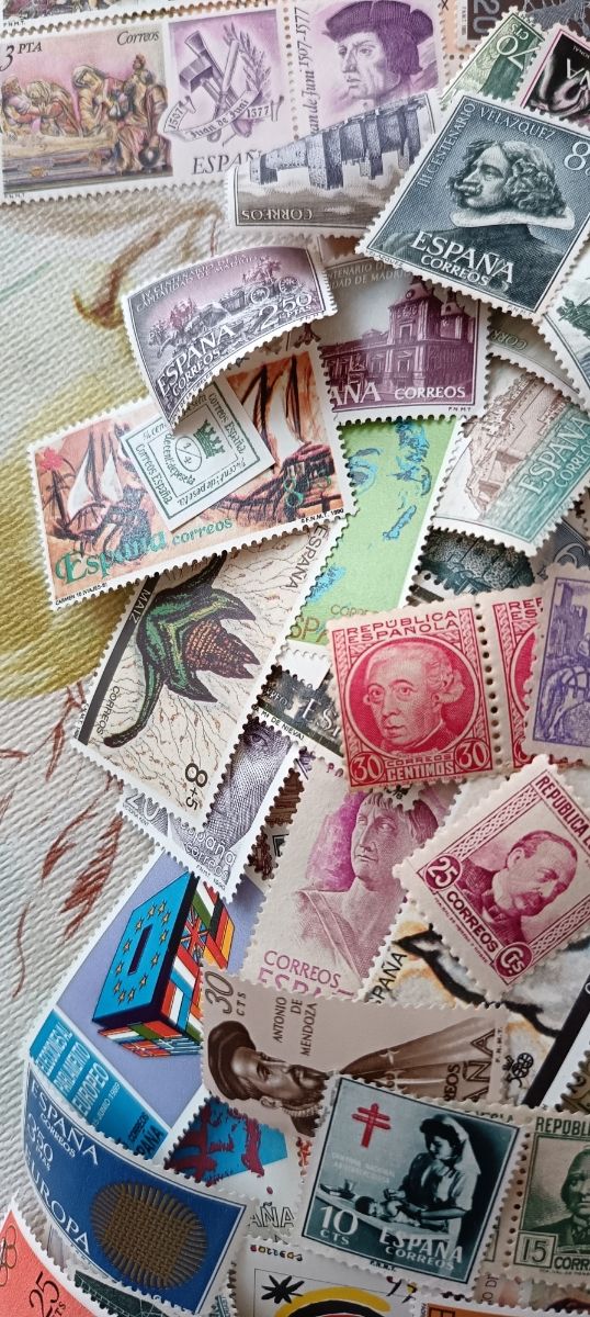 250 Sellos España: ¡Sin usar!. No hay repetidos