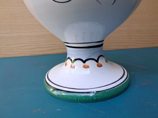 Vaso Ceramica Dipinto a Mano Vintage
