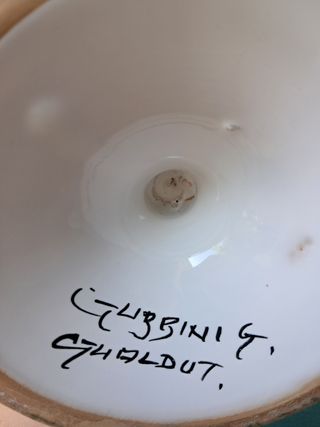 Vaso Ceramica Dipinto a Mano Vintage