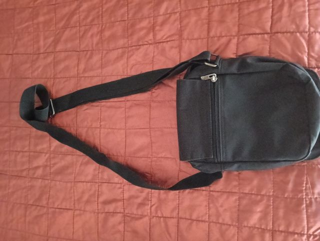 Bolso bandolera Quiksilver negro