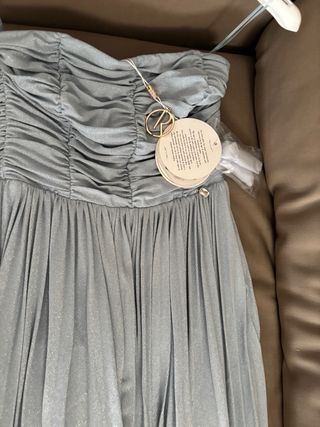 Vestito Relish lungo blu nuovo con cartellino