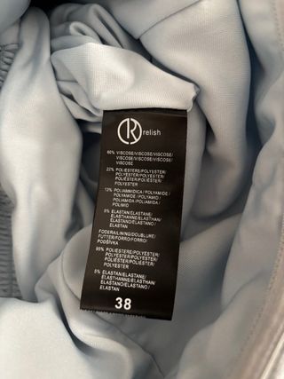 Vestito Relish lungo blu nuovo con cartellino