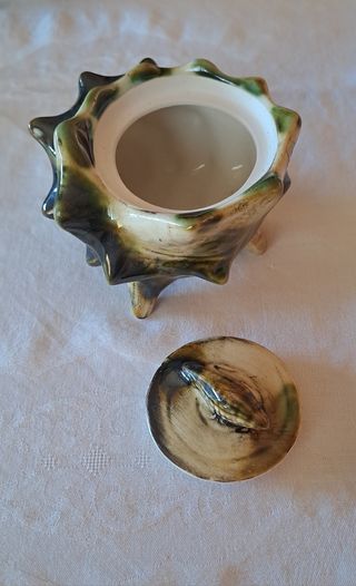 Servizio da caffè vintage a forma di conchiglia