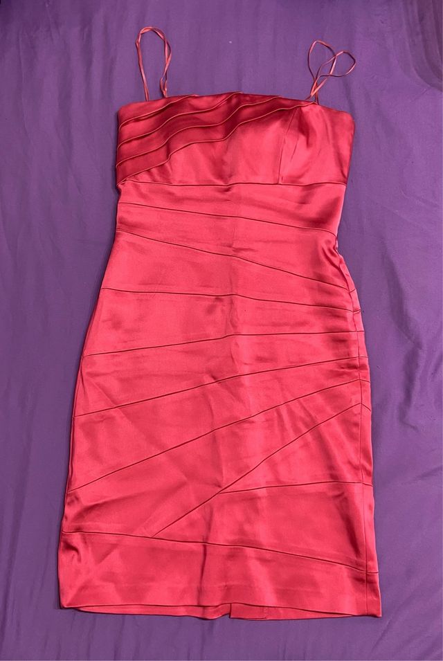 Vestido rojo Studio Classics talla 42 rosa fucsia
