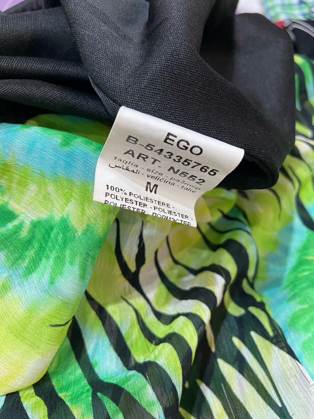 Vestido EGO M - Verde y Negro