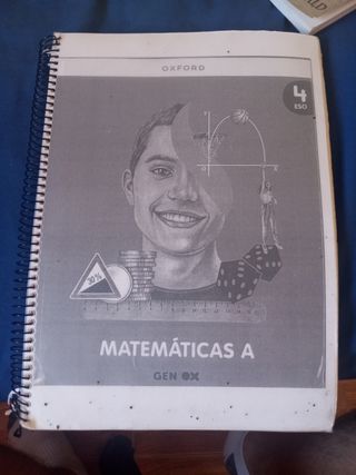 Matemáticas A 4º ESO. Libro del estudiante. GENiOX