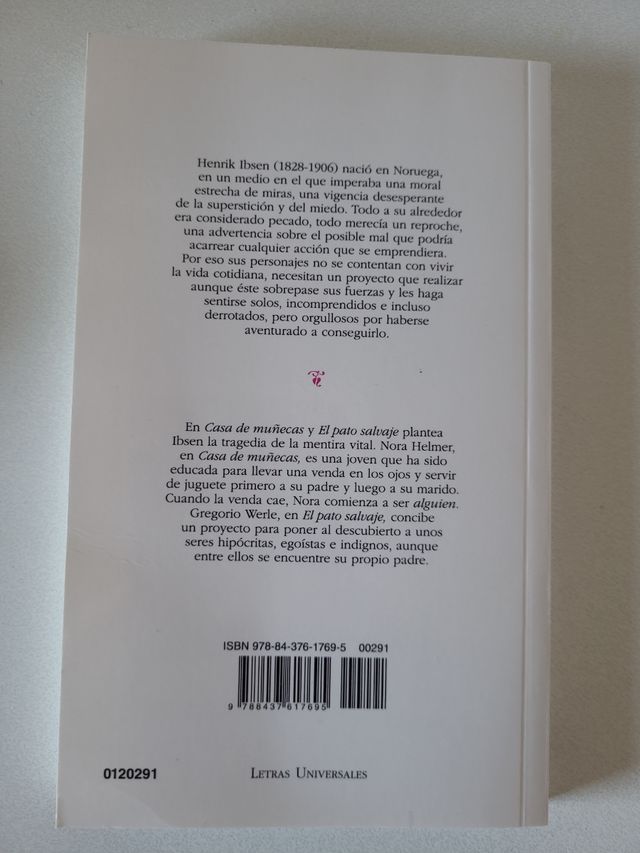 Casa de munecas & El pato salvaje/ A Doll's Hou...
