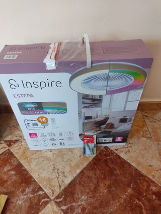 Ventilador techo Inspire Estepa - 58cm