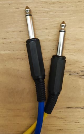 Set 5 cavi Jack 6.3mm-1/4" lunghezza 1mt