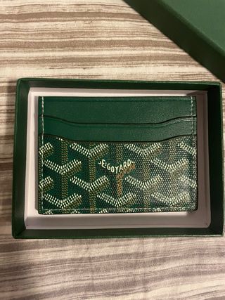Portacarte Goyard Verde