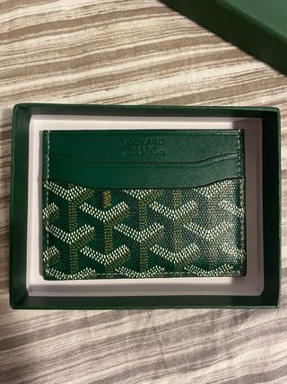 Portacarte Goyard Verde