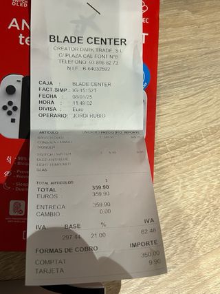 Nintendo Switch OLED + Super Mario Bros Wonder