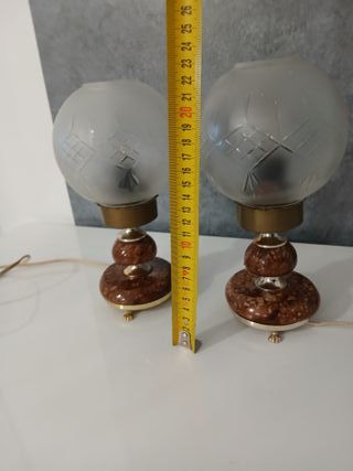 Antica coppia abatjour vintage