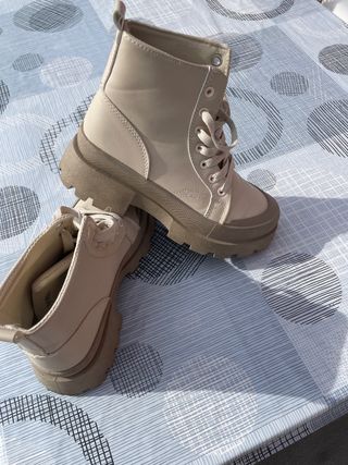 Botines beige