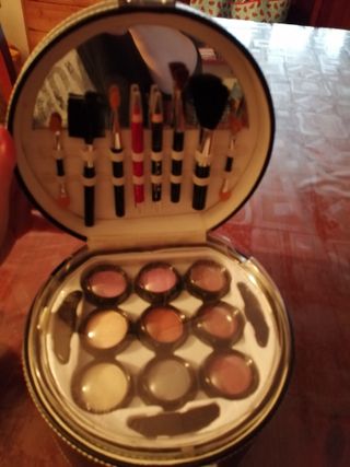 Trousse trucchi nera vintage