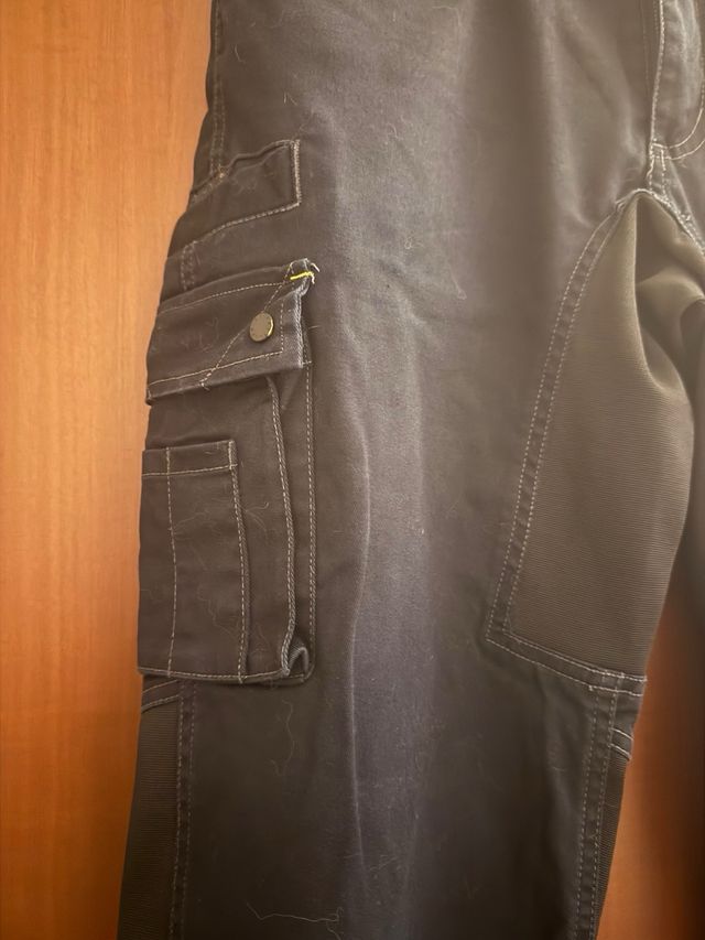 Pantaloni cargo lavoro blu scuro lunghezza 93 cm, 