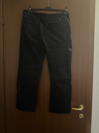 Pantaloni cargo lavoro blu scuro lunghezza 93 cm, 
