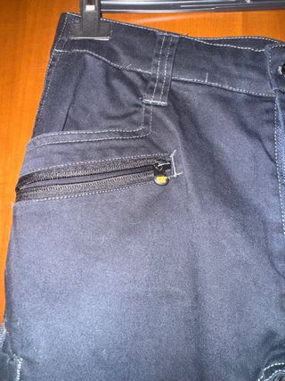 Pantaloni cargo lavoro blu scuro lunghezza 93 cm, 