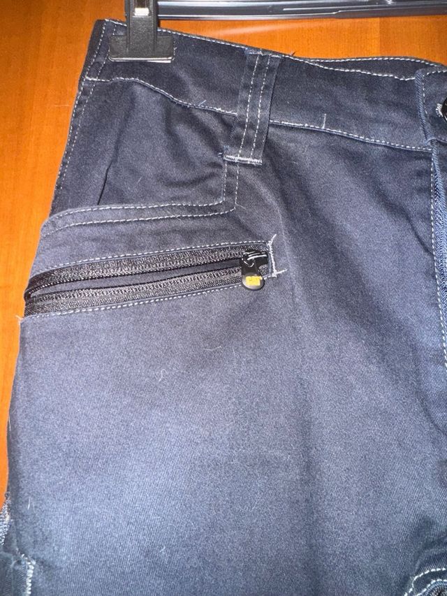 Pantaloni cargo lavoro blu scuro lunghezza 93 cm, 