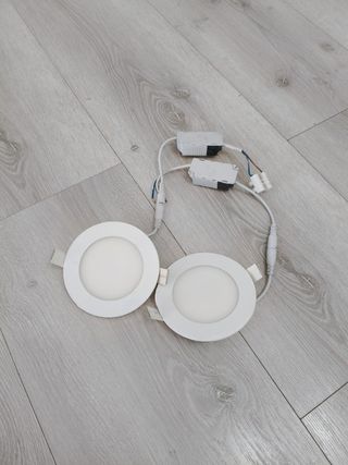 6 Plafón Lámparas LED