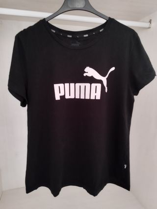 Camiseta Puma negra - Talla XL