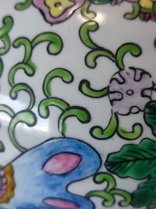 Jarron TIBOR de genjibre porcelana china QIANLOG