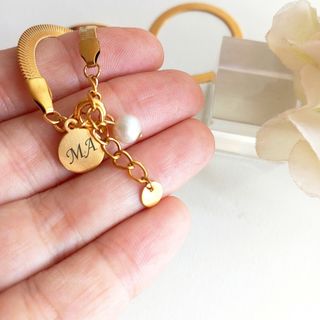 Collar Plano- Acero inoxidable ORO