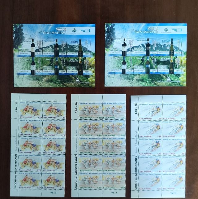 Buste San Marino First Day 2009