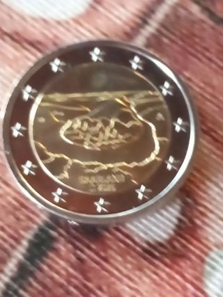 Moneda 2€ Alemania Saarland conmemorativa 2025.