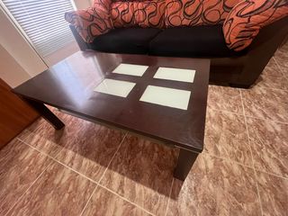 Mesa centro madera marrón