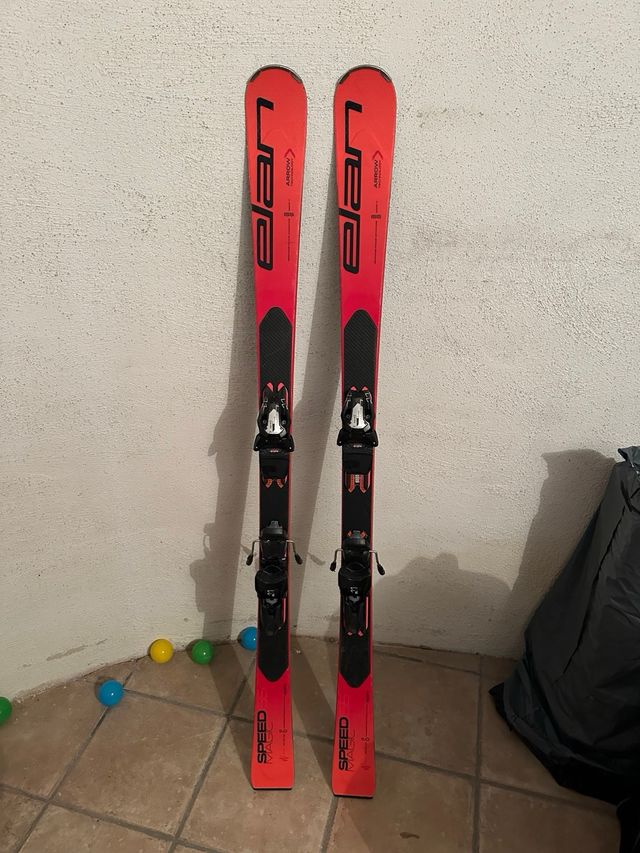 Esquís Elan Speed Magic mujer (rojos)