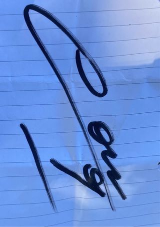 Autografo Francesco Camarda
