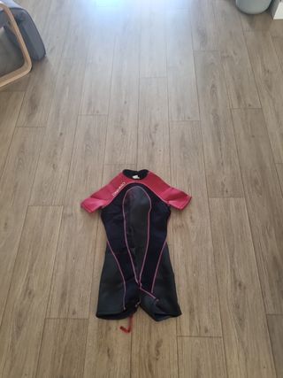 Traje neopreno manga y pantalón corto mujer S/M 