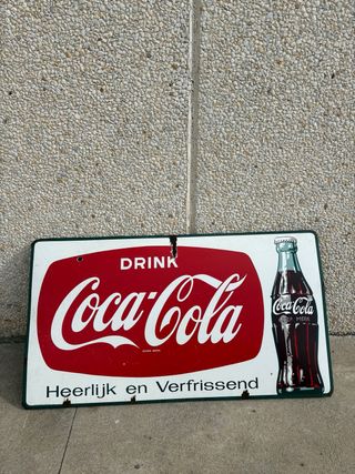 Letrero Coca-Cola antiguo