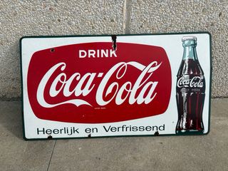 Letrero Coca-Cola antiguo