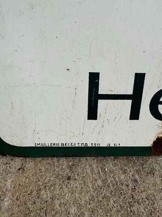 Letrero Coca-Cola antiguo