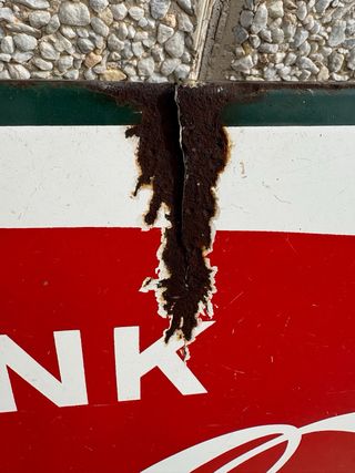 Letrero Coca-Cola antiguo