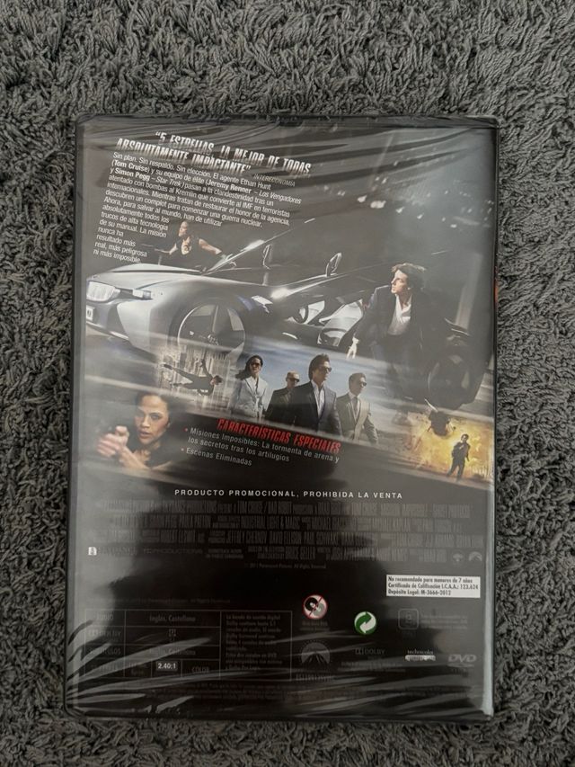 Pelicula Protocolo Fantasma DVD