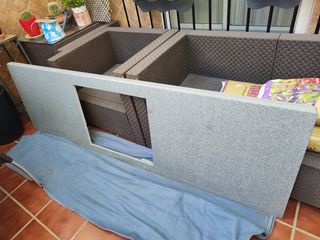 Encimera cocina gris piedra