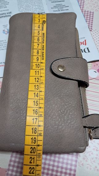 Portafoglio beige donna