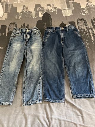 2 pantalones vaqueros Zara niño