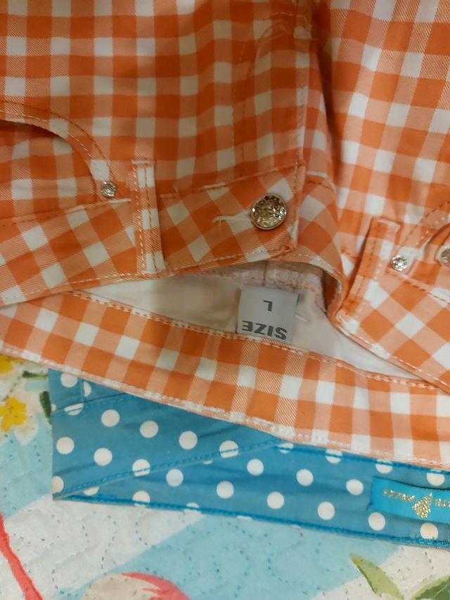 3 Pantaloni elasticizzati: Arancione, Azzurro, Leo