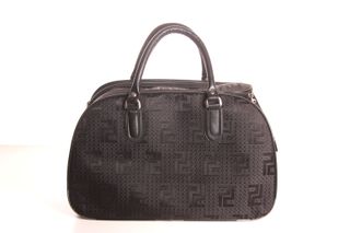Borsa da viaggio vintage stile Fendi nera 20L