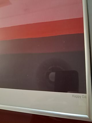 2 Láminas Decorativas - Rojo y Rosa