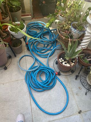 Manguera azul riego 25m