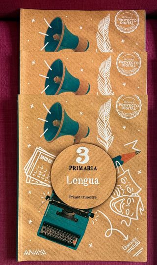 Libros de texto tercero de primaria