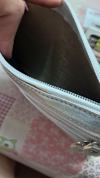 Pochette argento 3 zip