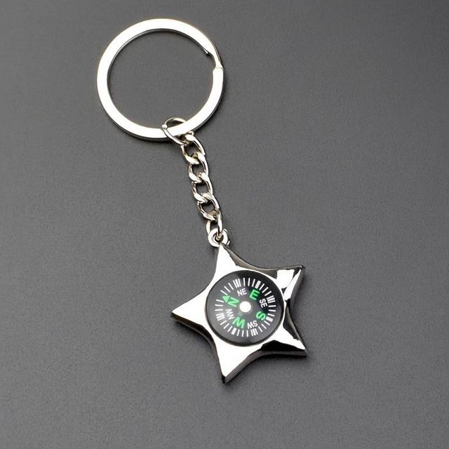 Portachiavi con Bussola a Stella - 10cm